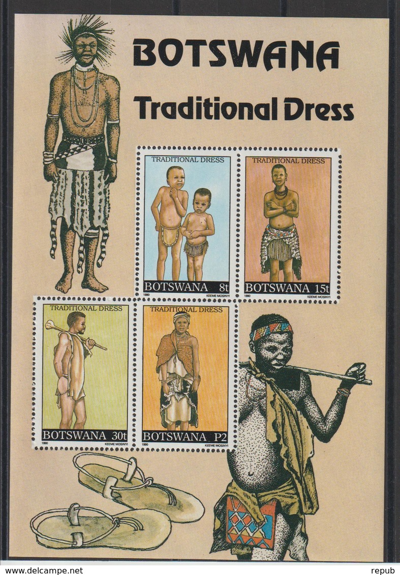 Bostwana 1990 Costumes BF 23 ** MNH - Botswana (1966-...)