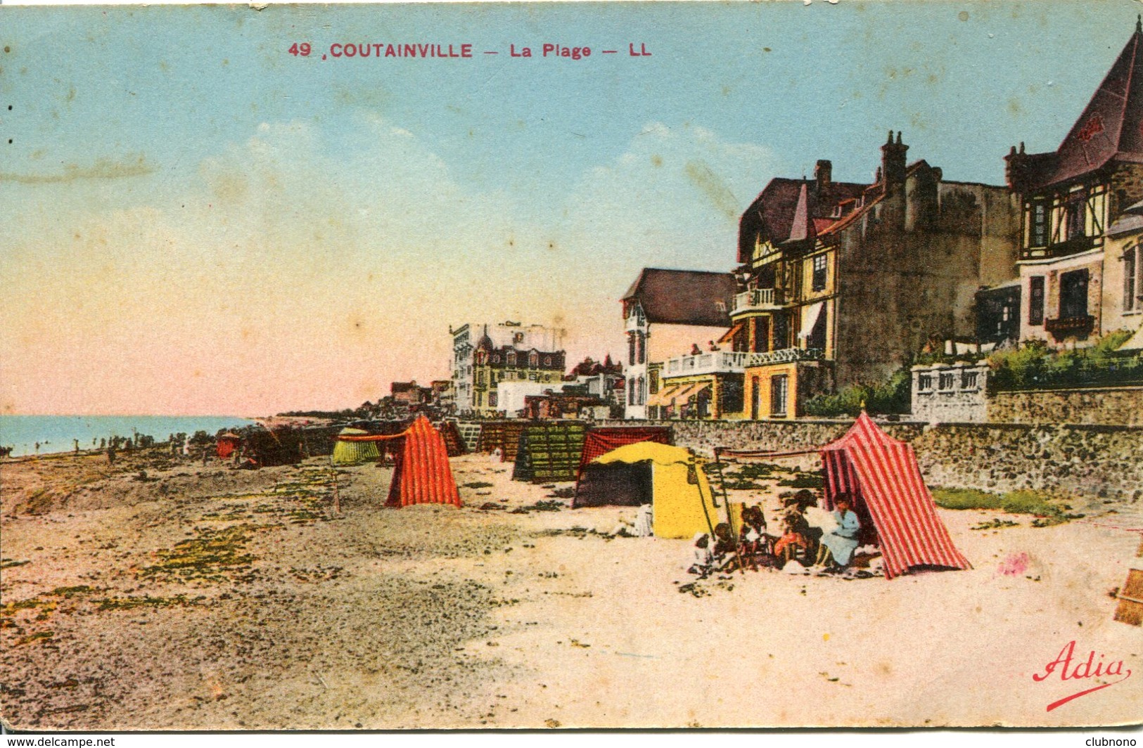 CPA -  COUTAINVILLE - LA PLAGE - Autres & Non Classés