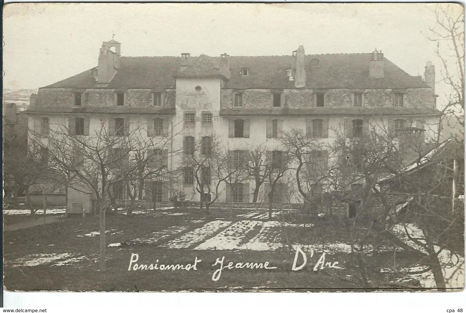 LOZERE : Mende, Pensionnat "Jeanne D'Arc", Carte-Photo, Rare... - Mende