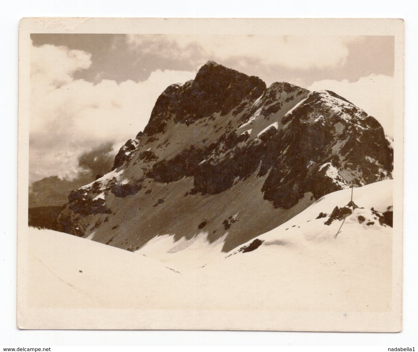 1930s YUGOSLAVIA, SLOVENIA, PJOVINA, MOUNTAIN SUMMIT, PHOTOGRAPH - Other & Unclassified