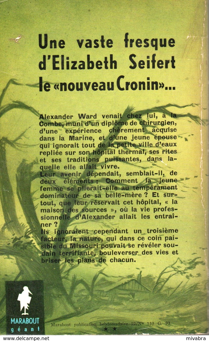 LE DOCTEUR DE LA COMBE - ELIZABETH SEIFERT - COLLECTION MARABOUT GÉANT  N° G 93 - 1959 - Autres & Non Classés