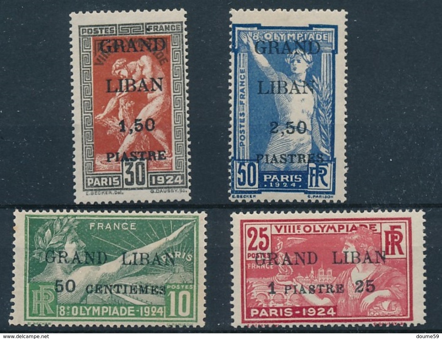 DI-97:GRAND LIBAN: Lot Avec N°18/21* - Neufs