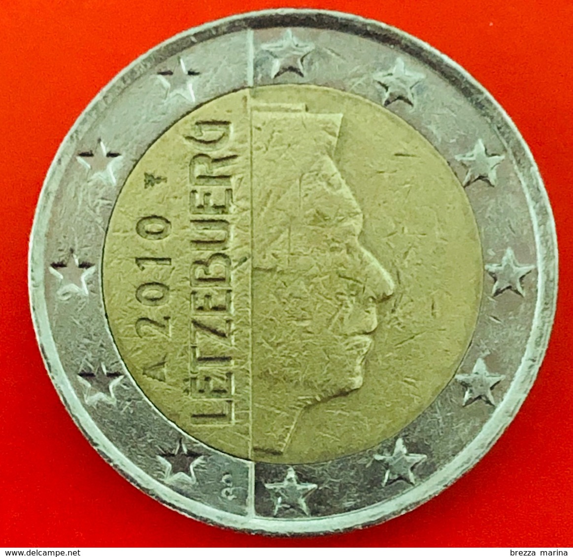 LUSSEMBRUGO - 2010 - Moneta - Ritratto Di Sua Altezza Reale Il Granduca Henri - Euro - 2.00 - Lussemburgo