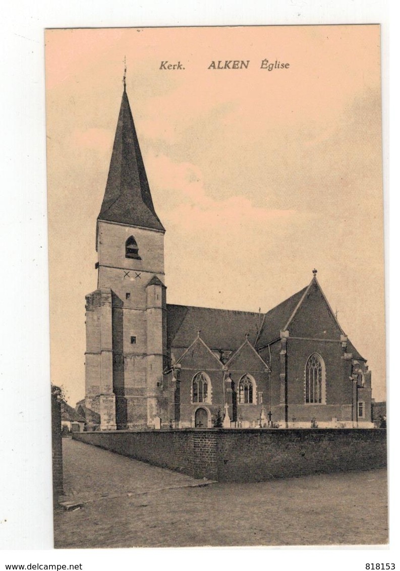 ALKEN  Kerk  Eglise - Alken