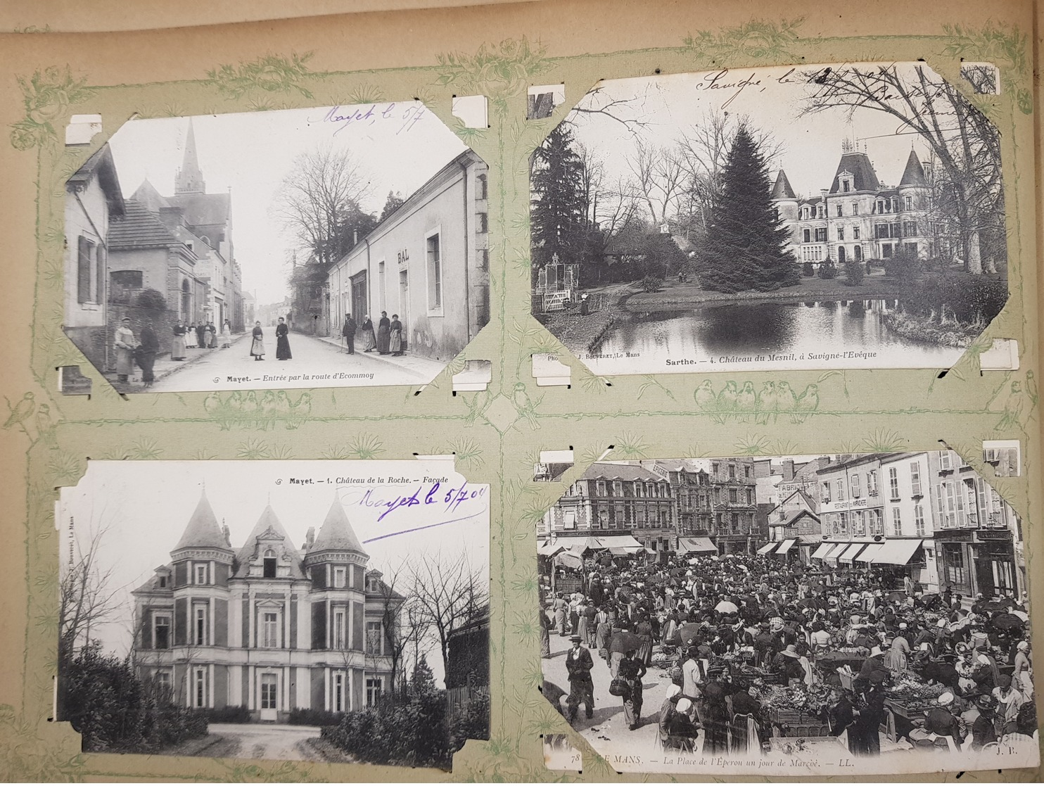 1 Album de 512 CPA France - Aviation - Trains - Hippisme - Costumes - Germaine Bouret - Circuit de la Sarthe etc...