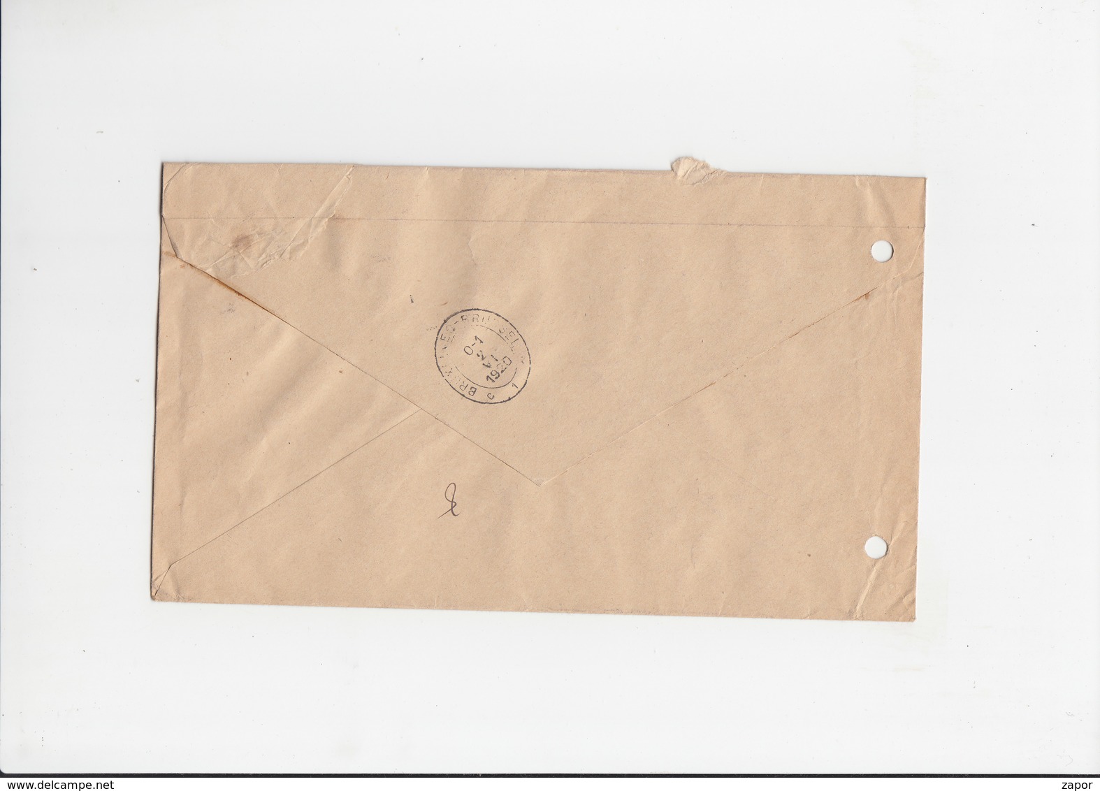 Omslagbrief Aangetekend Tielen - Brussel - Albert I - 139 - Dinant 143 - 1915 - Letter Covers