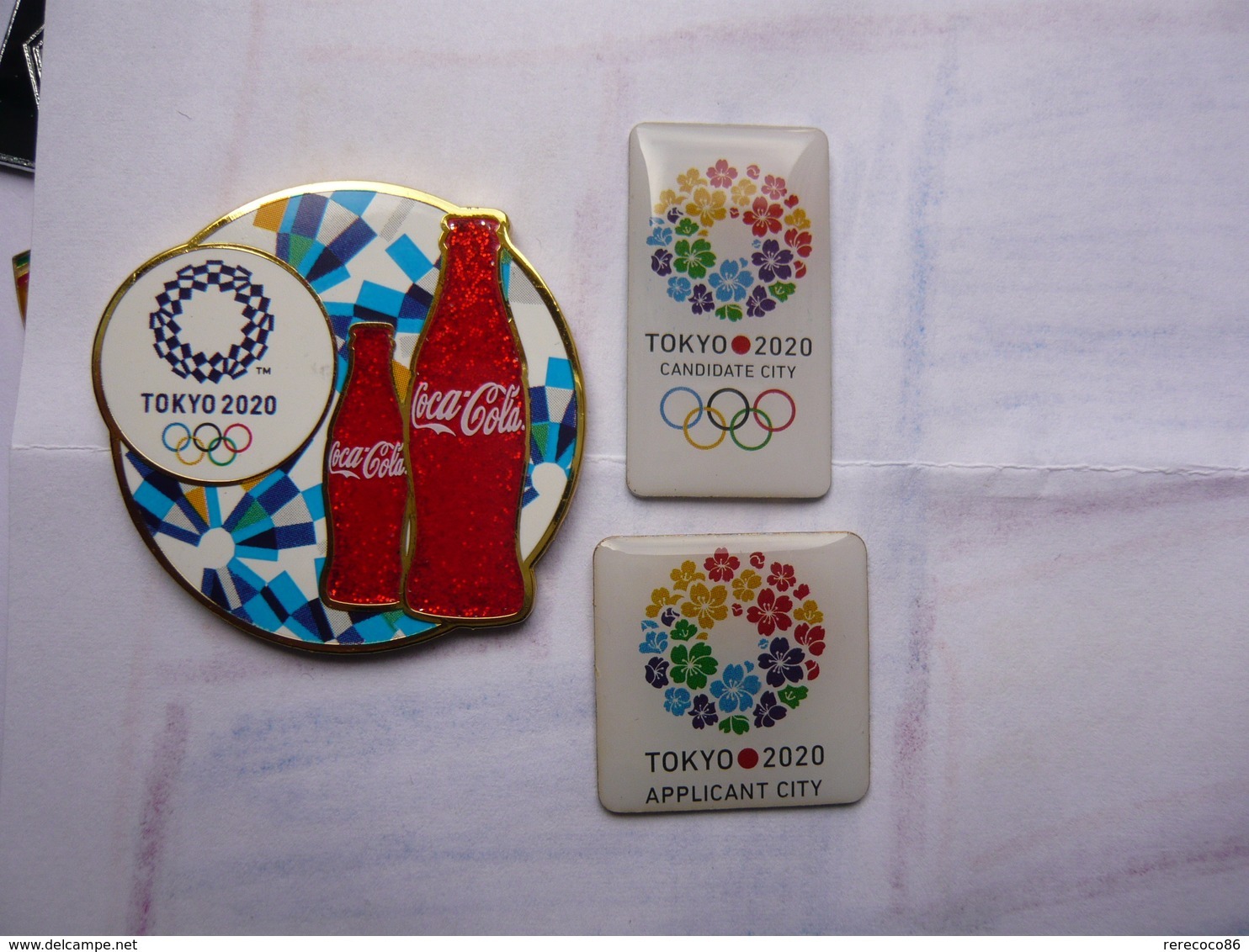 3 Pin S JEUX OLYMPIQUES TOKYO 2020 Tbq - Giochi Olimpici