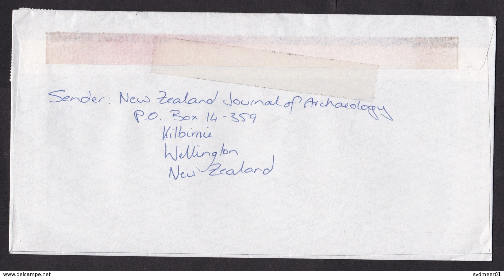 New Zealand: Airmail Cover To Netherlands, 2004, 3 Stamps, Landscape, Ship, Fastpost Cancel, Air Label (damaged) - Lettres & Documents