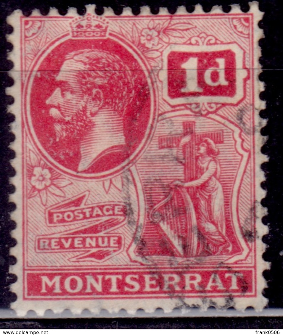 Montserrat, 1916, KGV, Symbol Of The Colony, 1p, Sw#42, Used - Montserrat