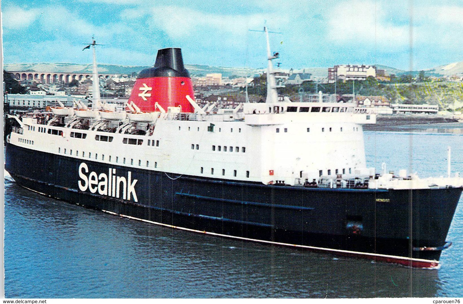 C P S M Ferries Sealink Hengist Construit à Brest 1972 - Veerboten
