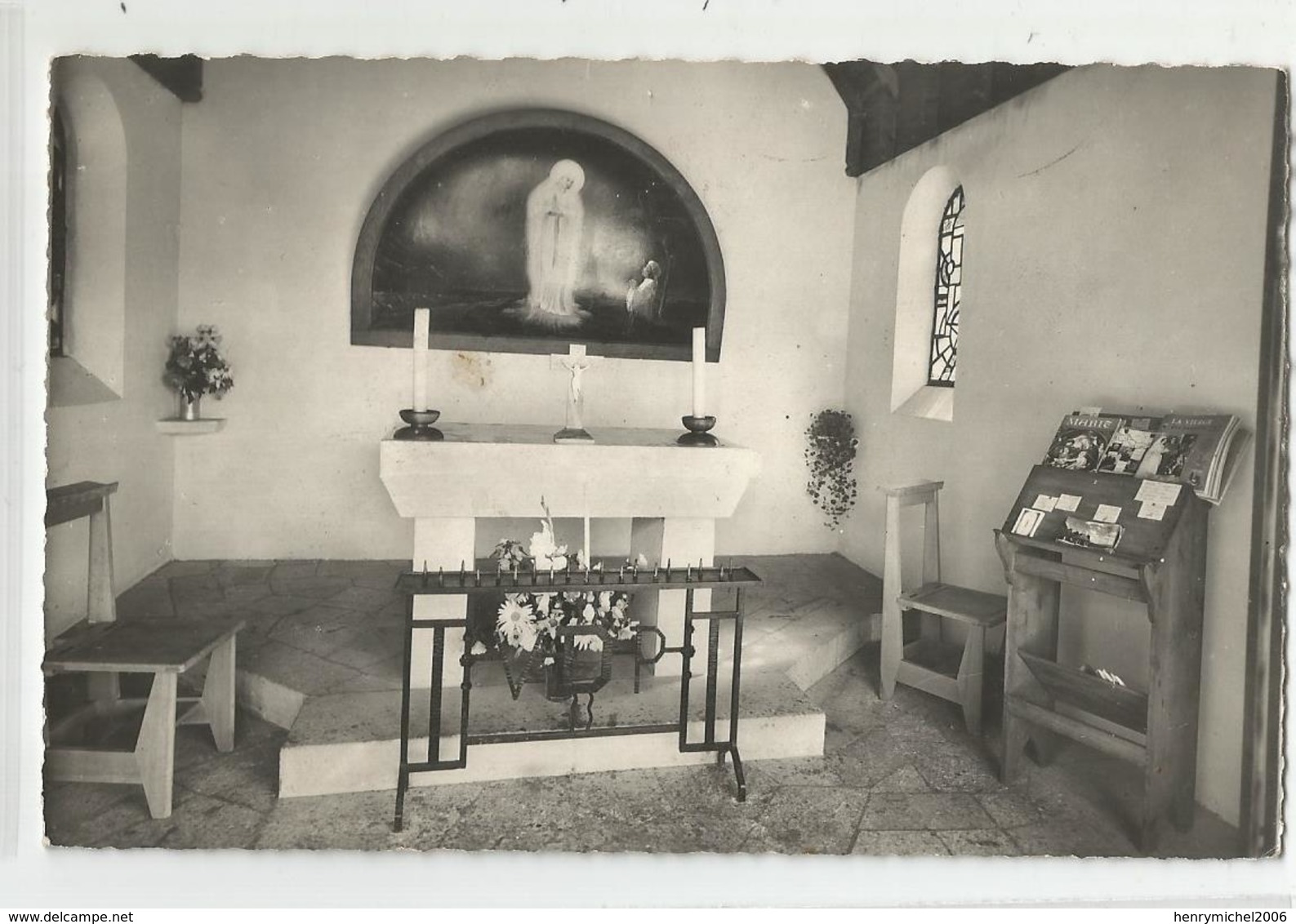 52 Haute Marne Intérieur Chapelle De La Vierge Des Pauvres Laneuville A Bayard Ed Photo Dirler St Dizier - Saint Dizier