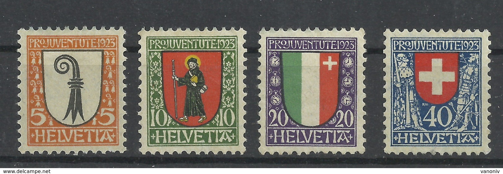 Schweiz 185/188 * - Nuovi