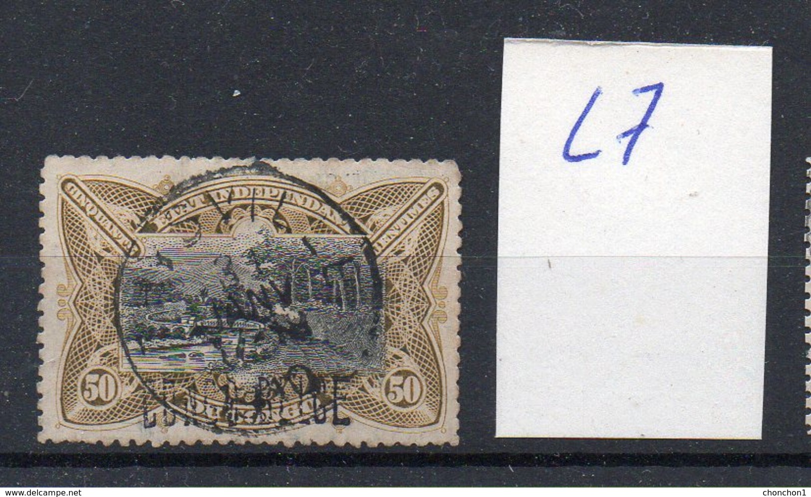 CONGO - MOLS -50c  COB 35L - Locale L7 - Obl THYSVILLE - RRR - TTB - KX4 - Oblitérés