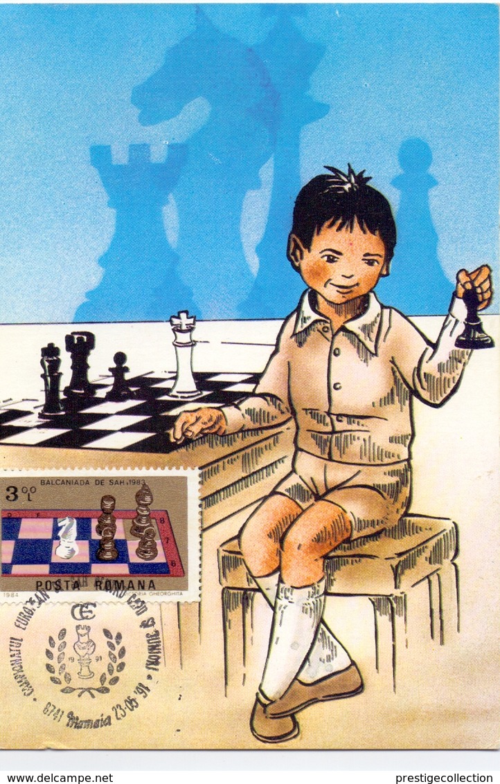 CHESS MAXIMUM POST CARD (GENN200609) - Scacchi