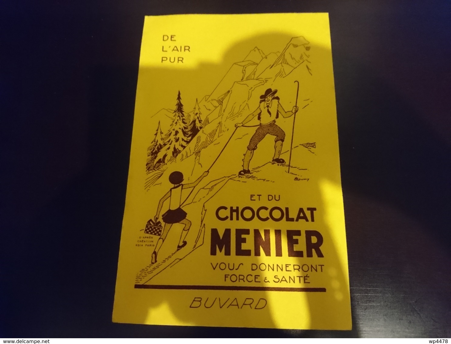 Buvard Chocolat Menier - Chocolat