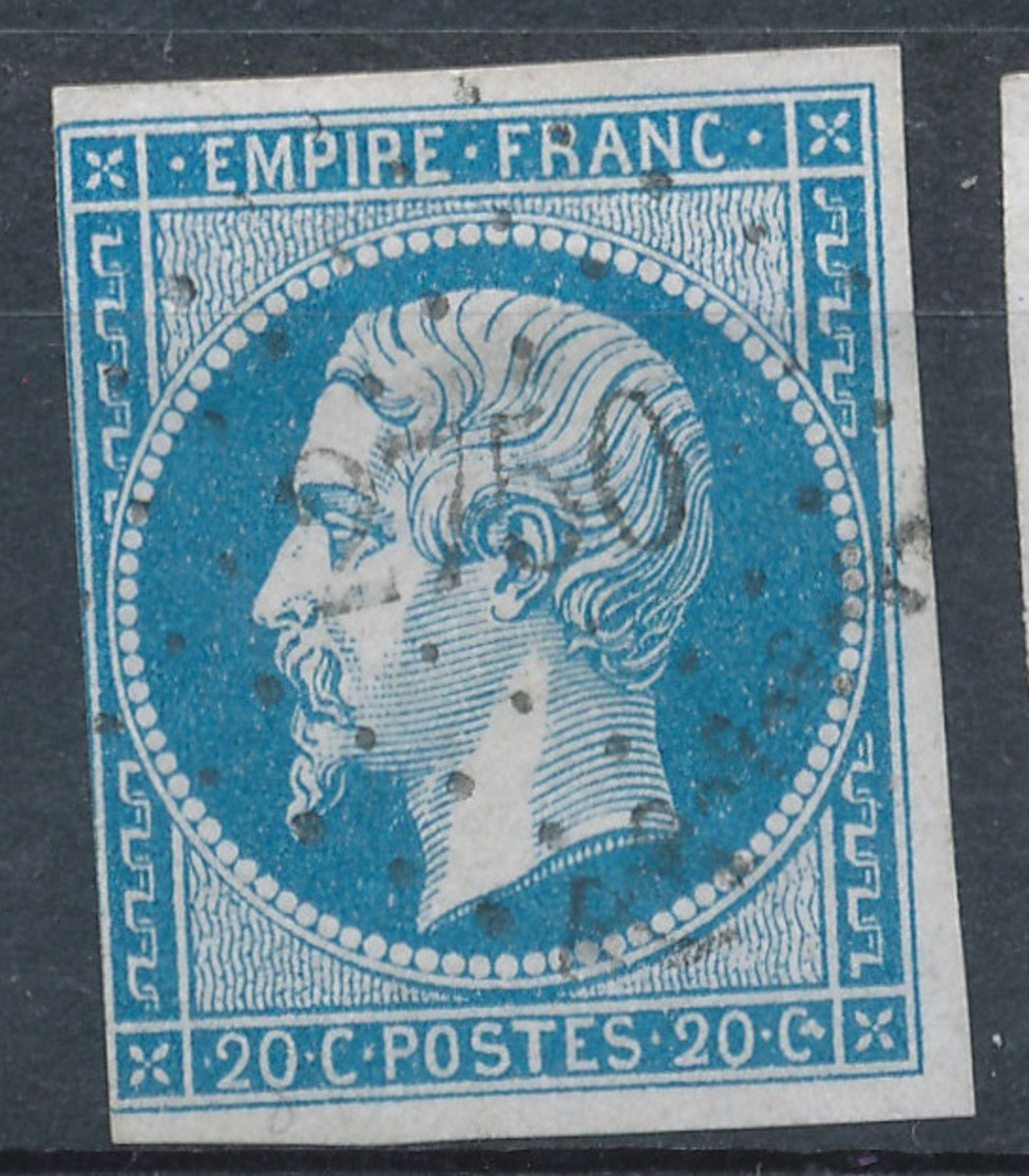N°14 PANNEAU G.1. VARIETE MARQUEE AU VERSO. - 1853-1860 Napoleone III