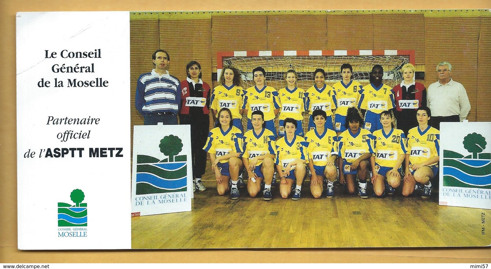 Carte  ASPTT METZ - Conseil Général De La Moselle - Handball