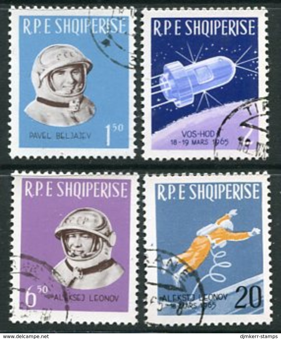 ALBANIA 1965 Soviet Cosmonauts Set  Used.  Michel 941-44 - Albanien