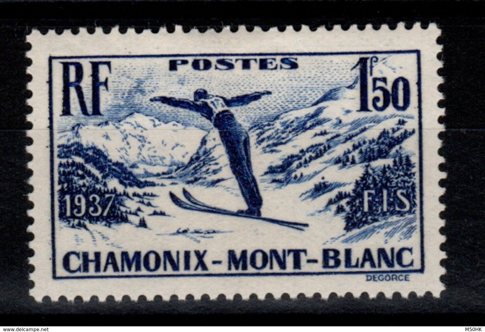 YV 334 N** Chamonix Cote 16 Euros - Neufs