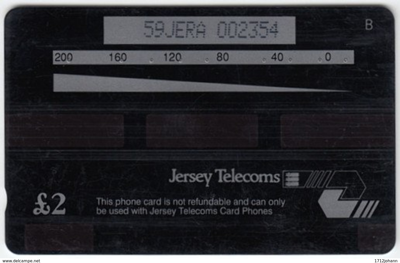 JERSEY A-115 Magnetic Telecom - 59JERA - Used - Jersey E Guernsey