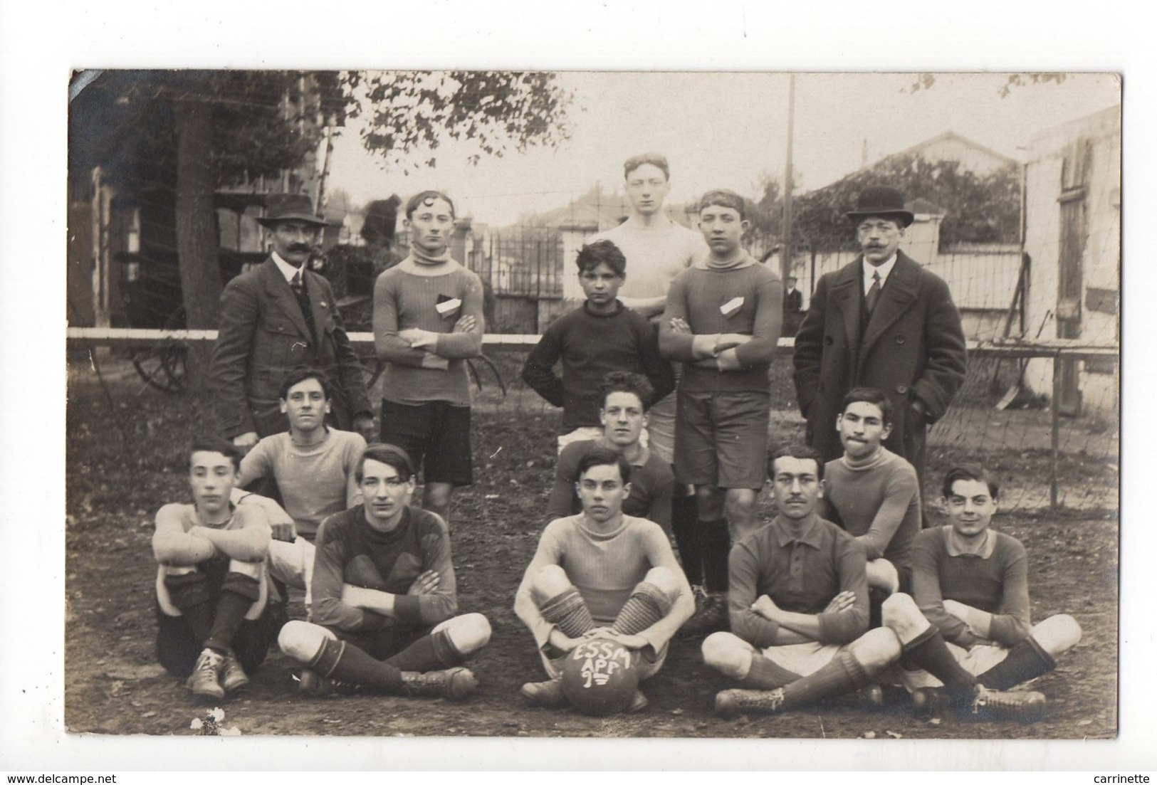 FOOTBALL - CARTE PHOTO - Equipe De Football ESSM - Football