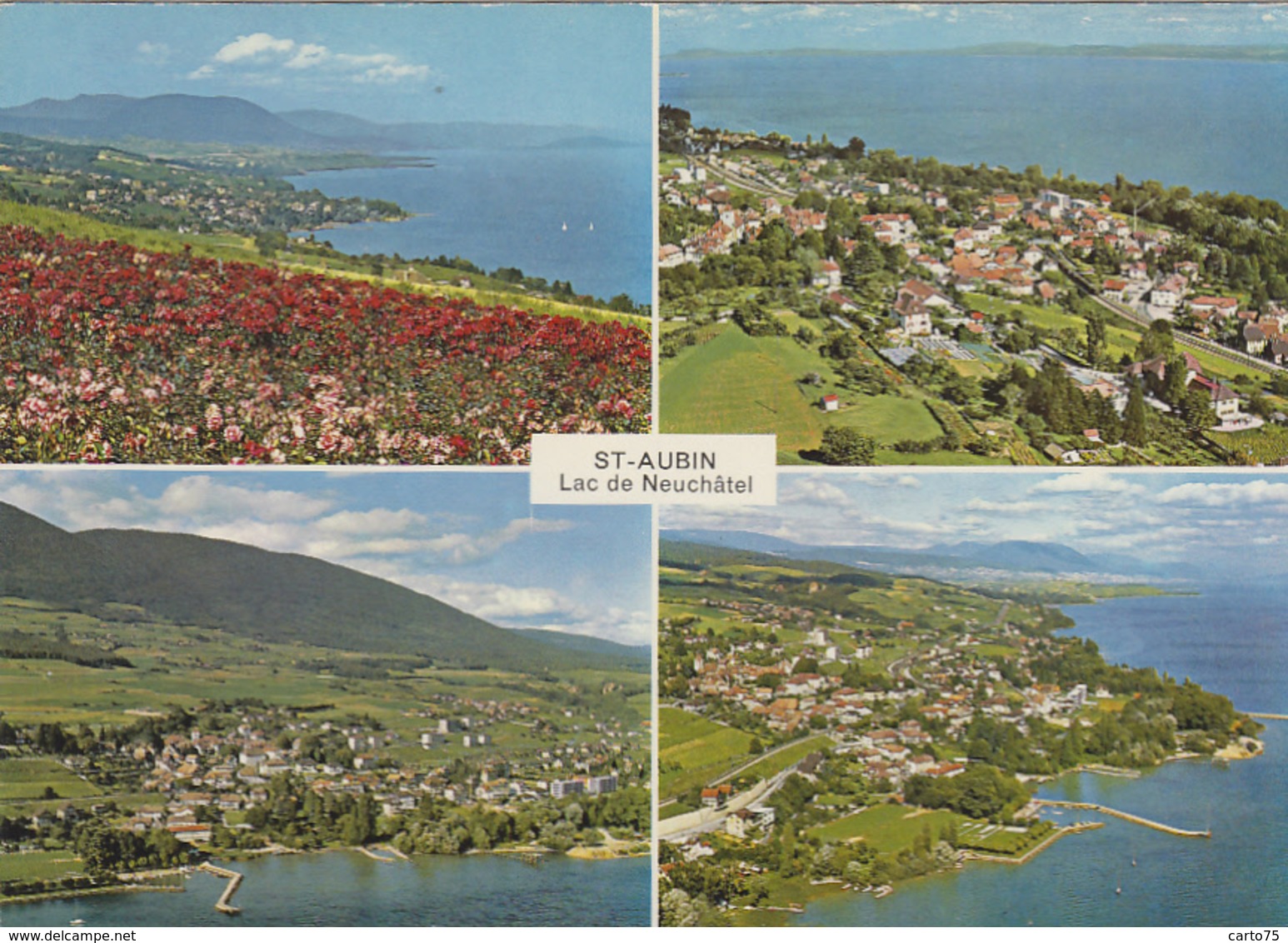 Suisse - Saint-Aubin-Sauges - La Grande Béroche - Vues Diverses - Saint-Aubin/Sauges