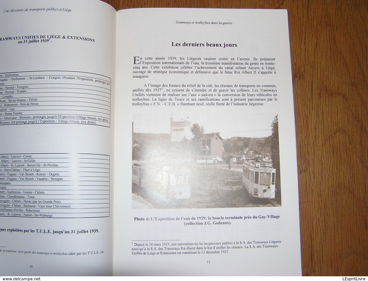 TRAMWAYS ET TROLLEYBUS DANS LA GUERRE 1939 1945 Liège Régionalisme Tram SNCV Vicinaux Trams Bus Bombardements V1 40 45