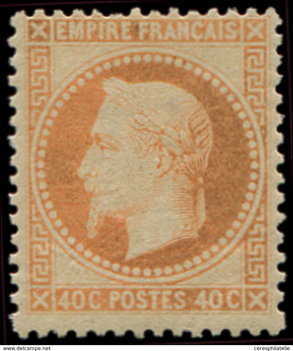 * EMPIRE LAURE - 31   40c. Orange, Une Dent Légèrement Courte, Sinon TB - 1863-1870 Napoleon III With Laurels