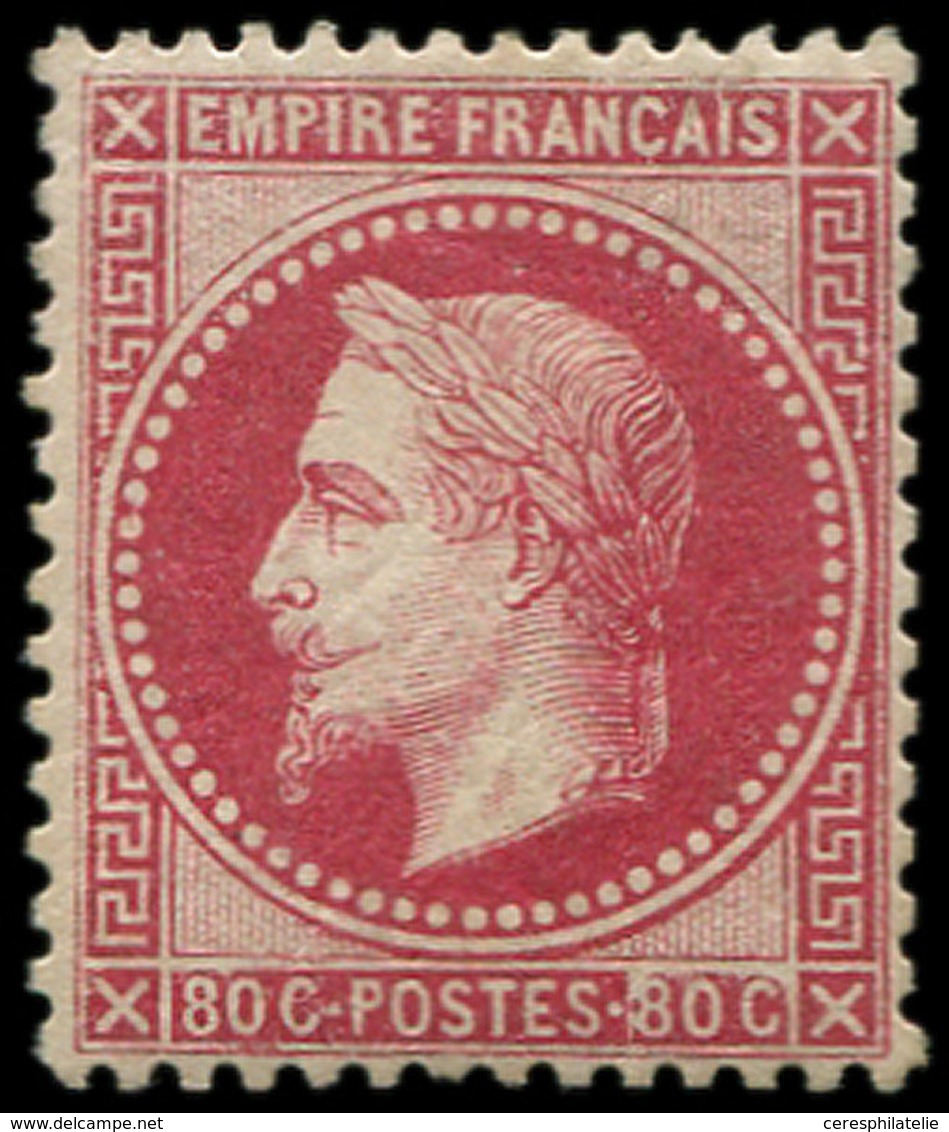 * EMPIRE LAURE - 32   80c. Rose, Inf. Ch. Et Bon Centrage, TB - 1863-1870 Napoléon III. Laure