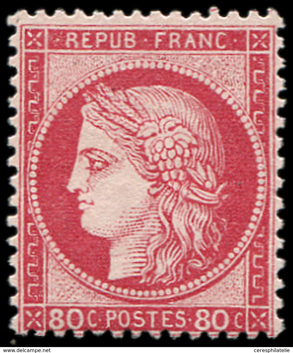 * CERES DENTELE - 57   80c. Rose, Bon Centrage, Fraîcheur Postale, TB/TTB - 1871-1875 Cérès