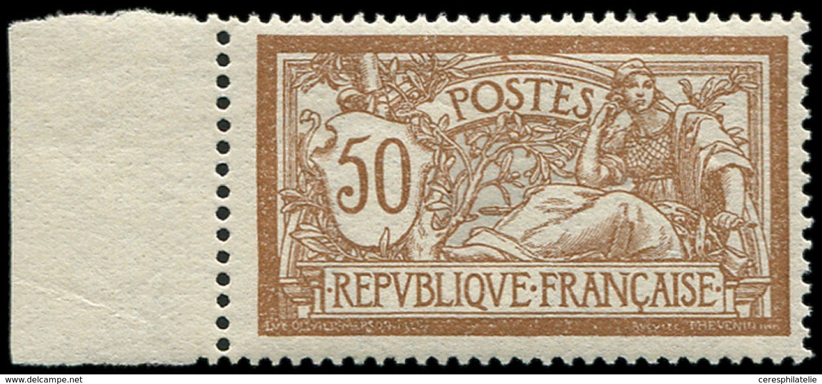 ** EMISSIONS DU XXème SIECLE - 120   Merson, 50c. Brun Et Gris, Bdf, TB - Unused Stamps