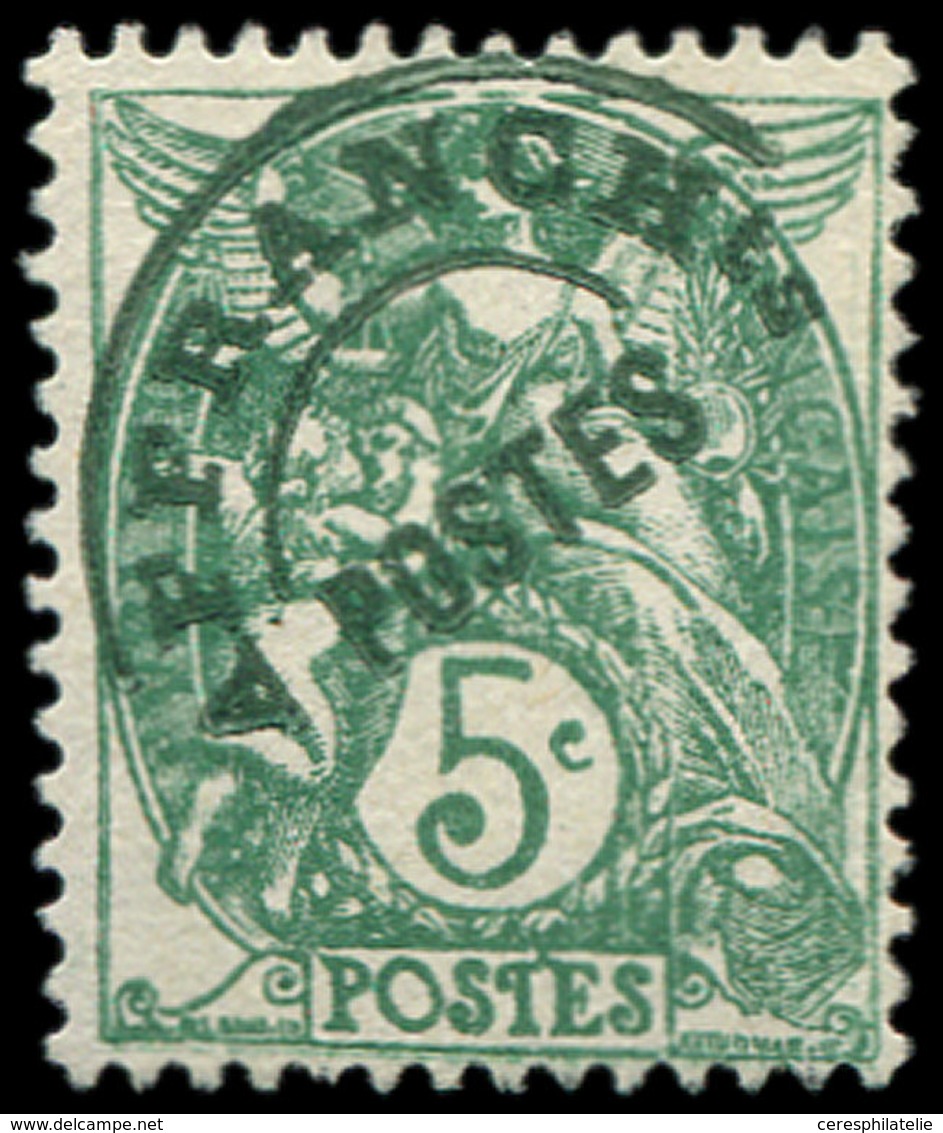 (*) PREOBLITERES - 41c Blanc, 5c. Vert, Surcharge VERTE, TB. C - 1893-1947