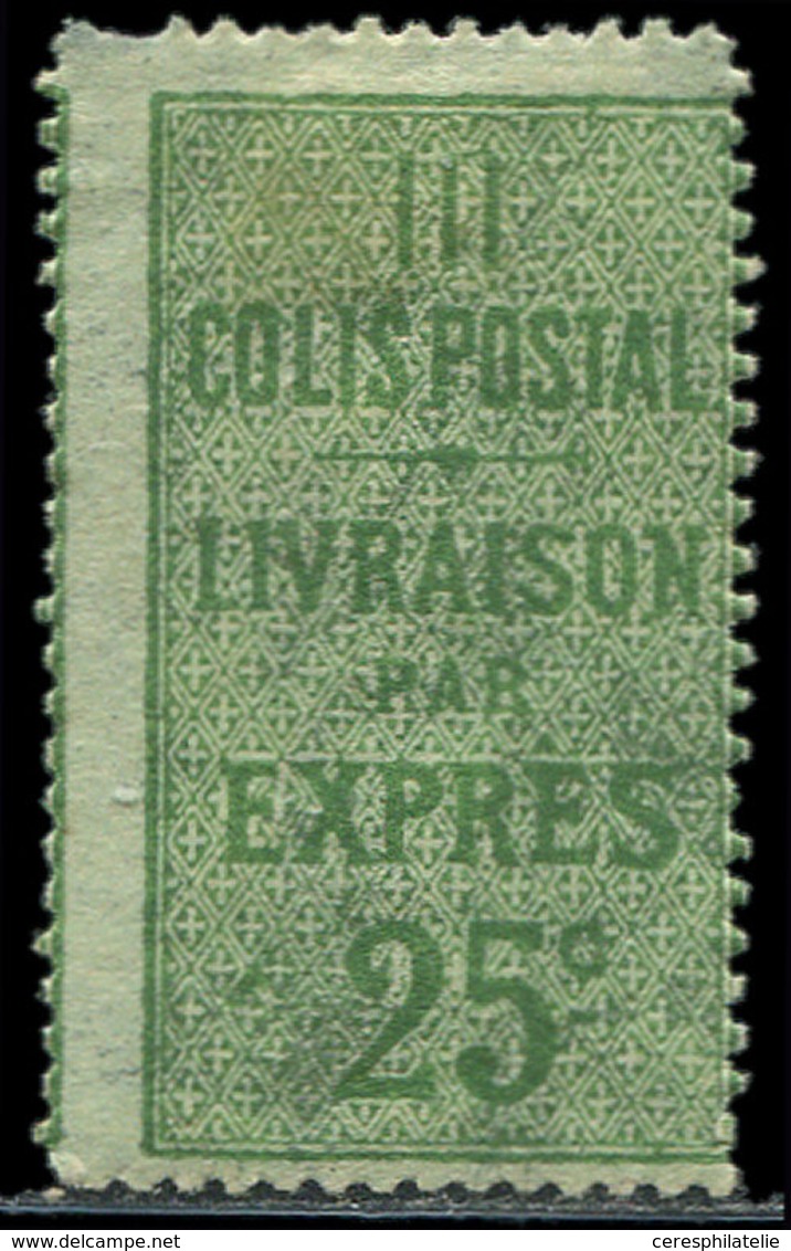 * COLIS POSTAUX  (N° Et Cote Maury) - Colis Px 4 : 25c. Vert, TB - Mint/Hinged