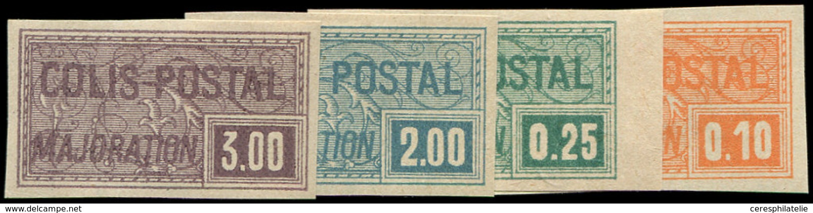 * COLIS POSTAUX  (N° Et Cote Maury) - 77/80 Majoration, Tous NON DENTELES, TB - Mint/Hinged