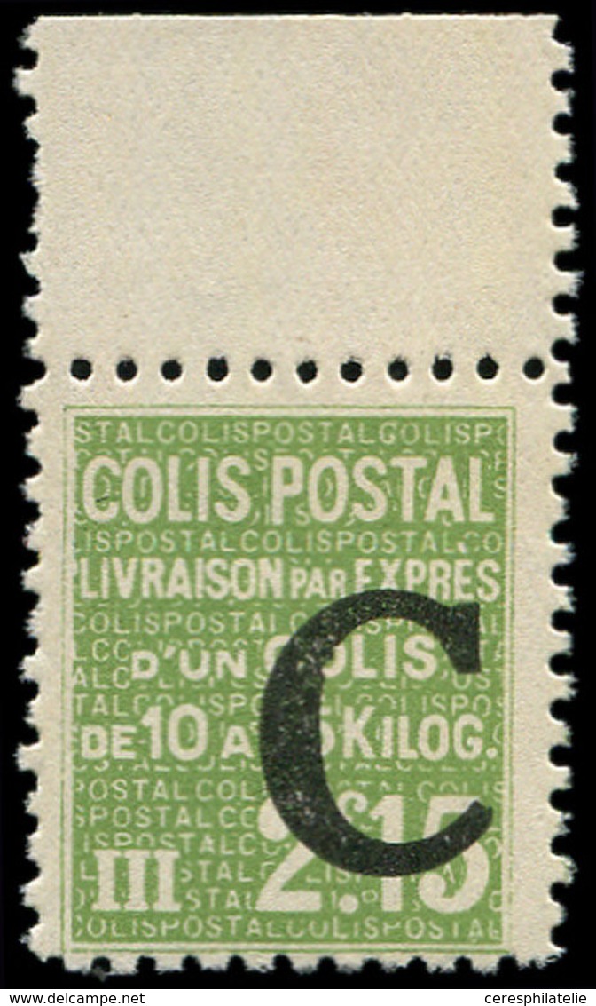 ** COLIS POSTAUX  (N° Et Cote Maury) - 115  2f15 Vert, Surch. C, Bdf, TB - Mint/Hinged