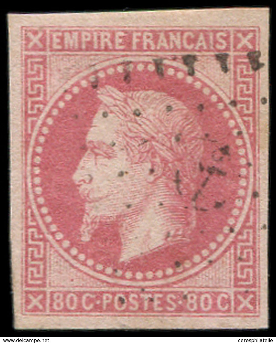 Colonies Générales - 10   80c. Rose, Obl. ANCRE, Frappe Légère, TTB/Superbe - Other & Unclassified