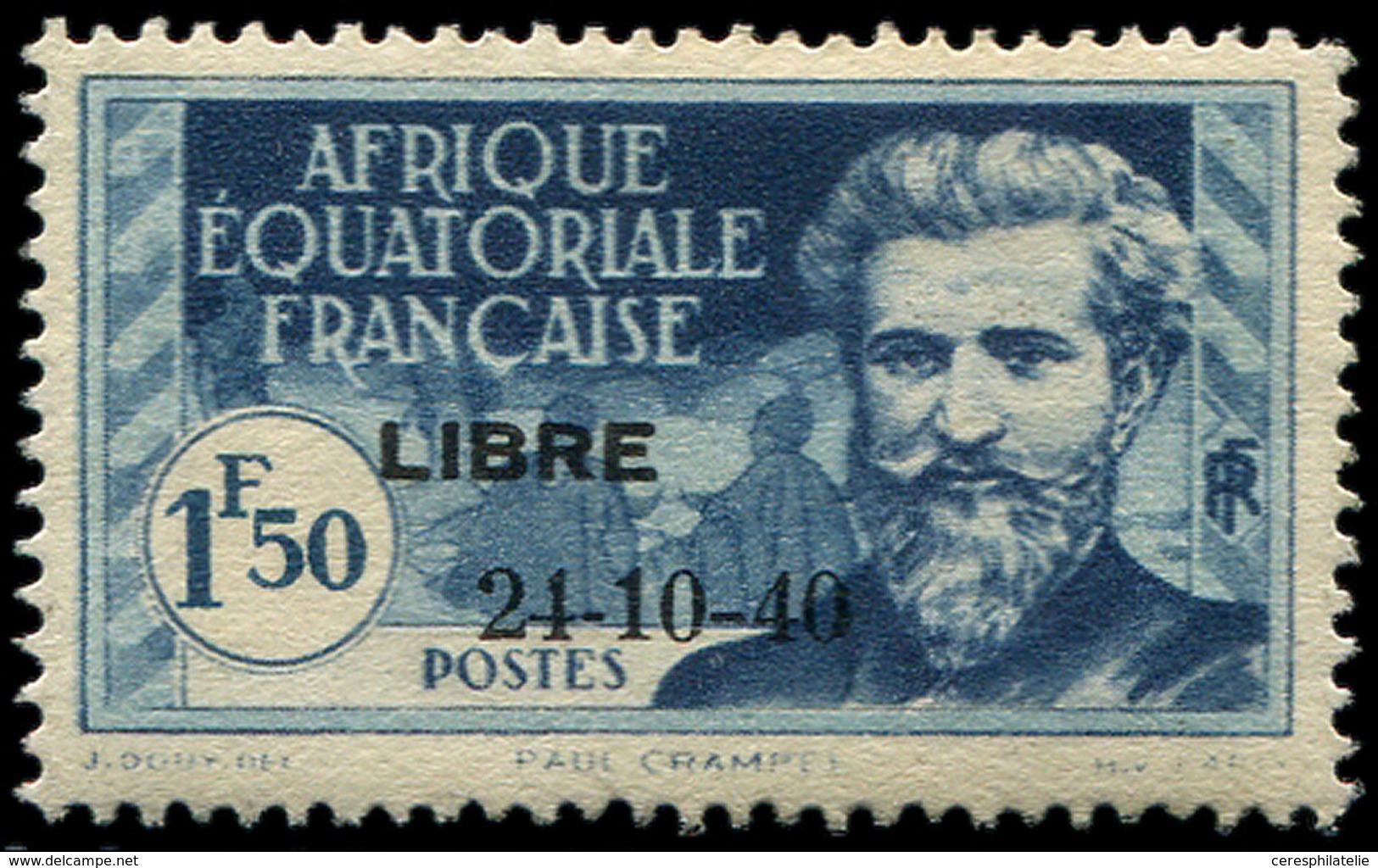 * A.E.F. 140D : 1f50 Bleu Et Bleu Clair, TB - Other & Unclassified