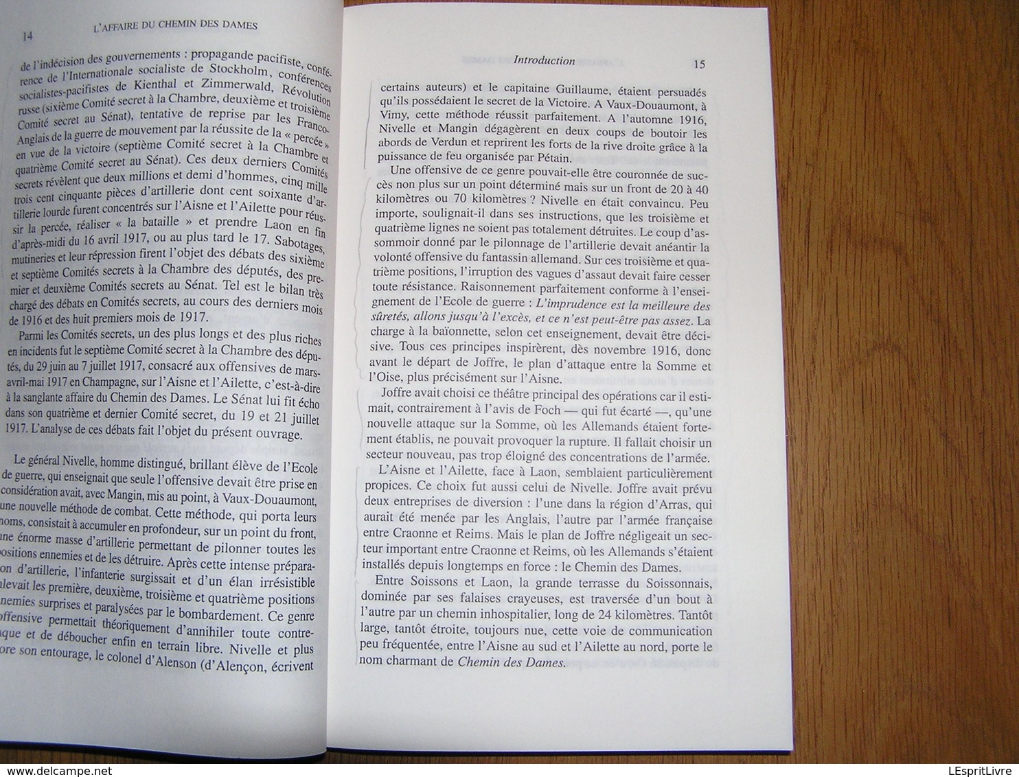 L'AFFAIRE DU CHEMIN DES DAMES Les Comités Secrets 1917 Guerre 14 18 Offensive Nivelle Aisne Service Santé Politique