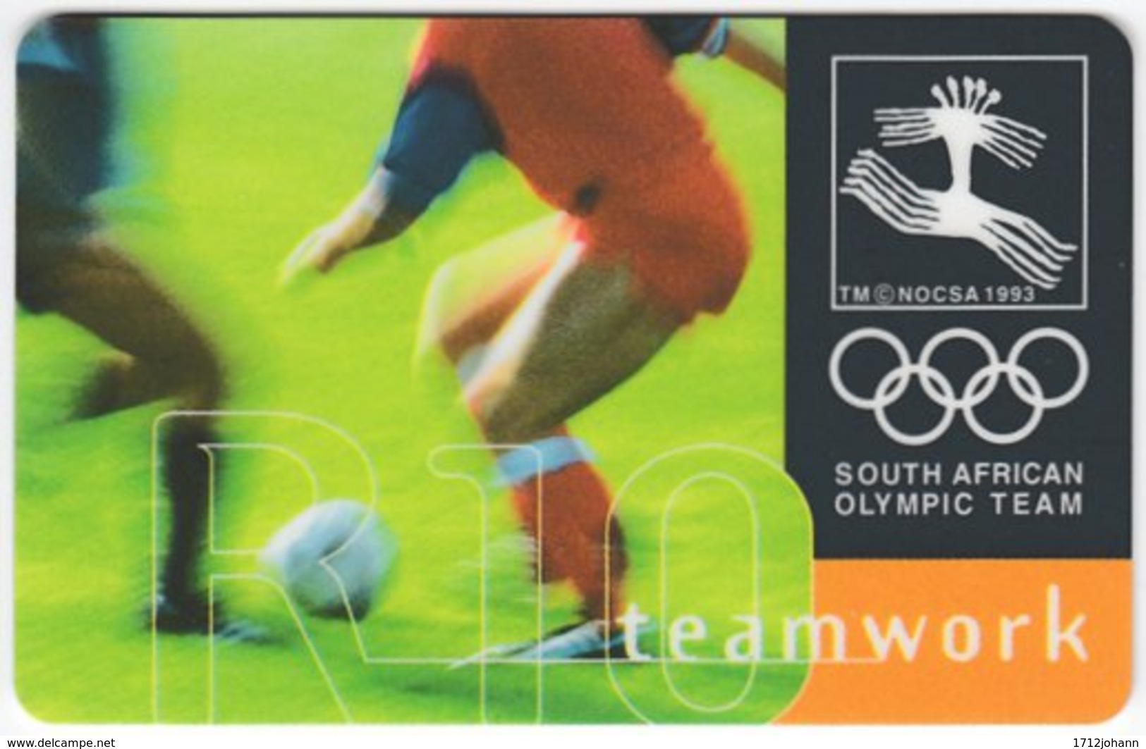 SOUTH AFRICA A-578 Chip Telkom - Event, Sport, Olympic Games, Soccer - Used - Südafrika