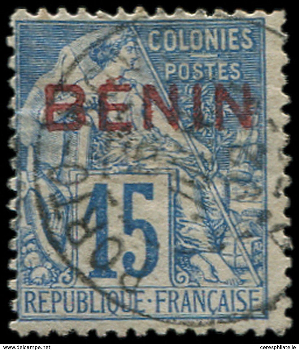 BENIN 6B : 15c. Bleu, Obl., TB - Other & Unclassified