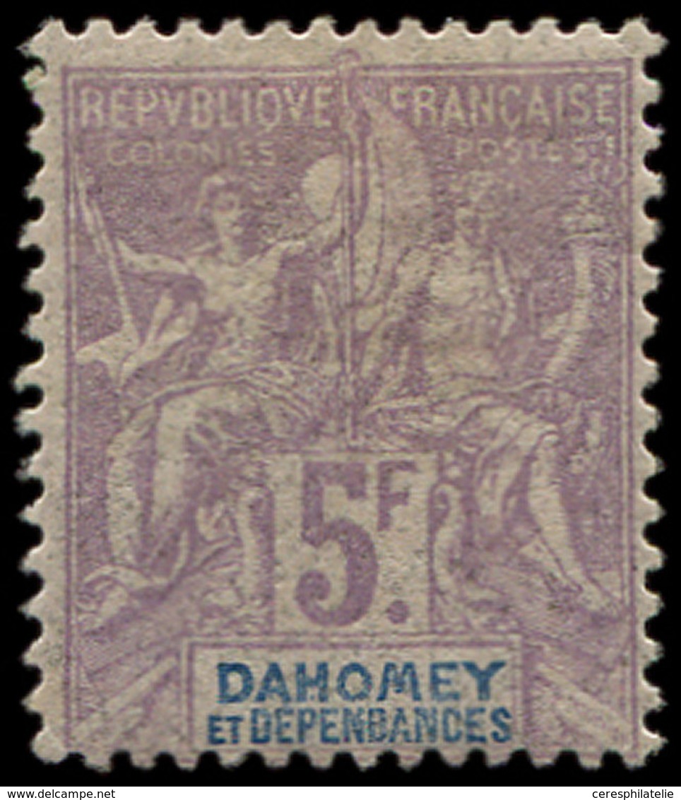 * DAHOMEY 17 : 5f. Violet, TB - Other & Unclassified