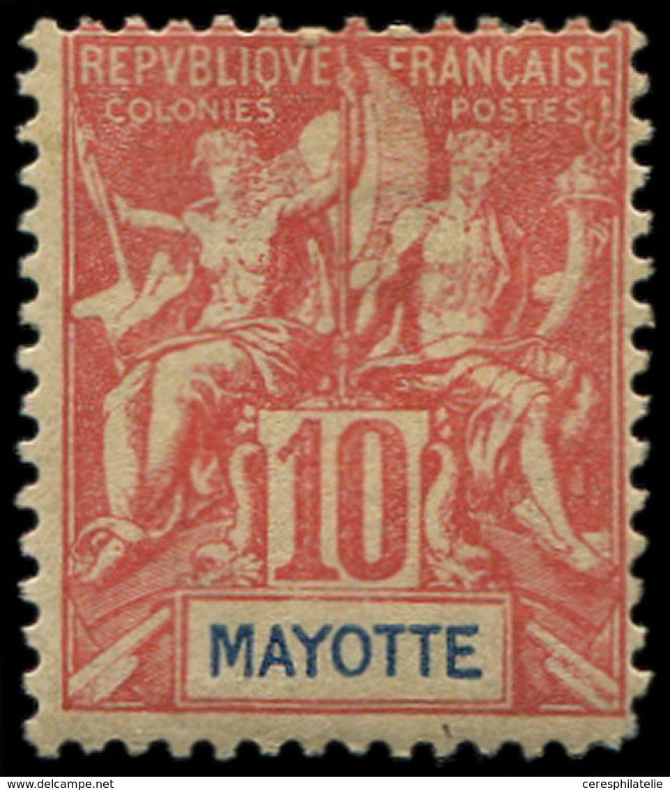 * MAYOTTE 15 : 10c. Rouge, TB - Sonstige & Ohne Zuordnung