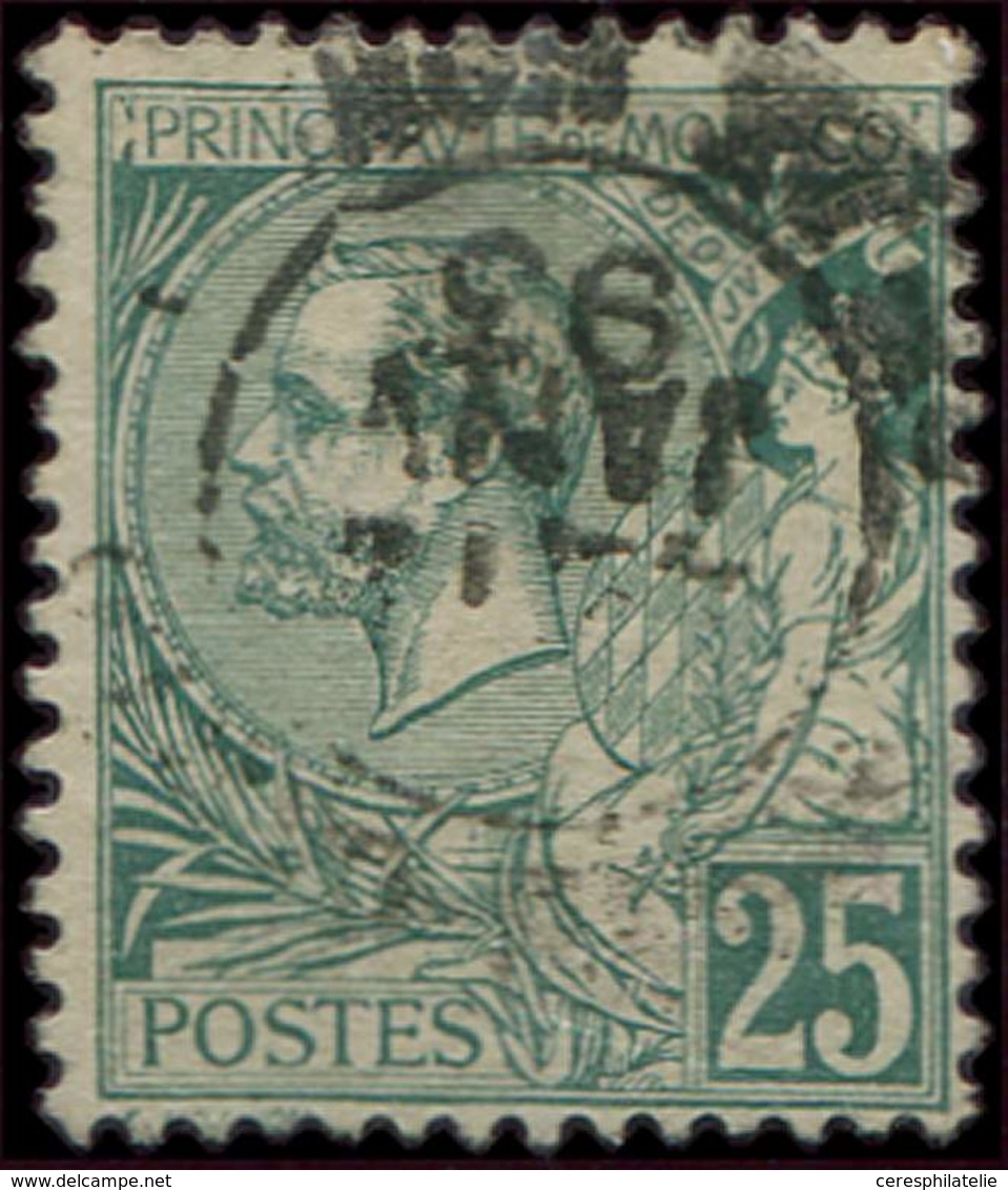 MONACO 16 : 25c. Vert, Albert Ier, Oblitéré JANV. 93, TB - Unused Stamps