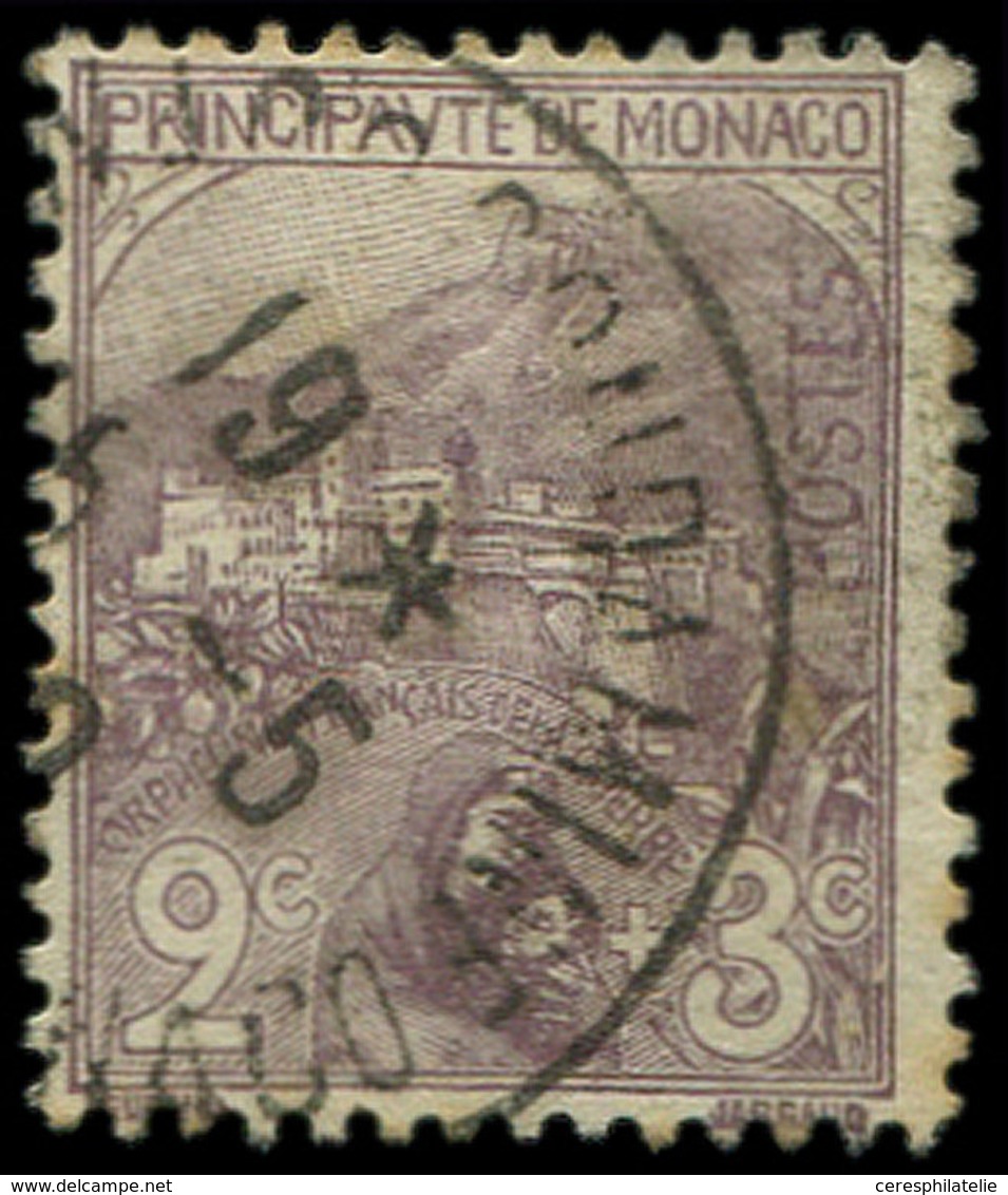 MONACO 27 : 2c. + 3c., Obl., TB - Unused Stamps