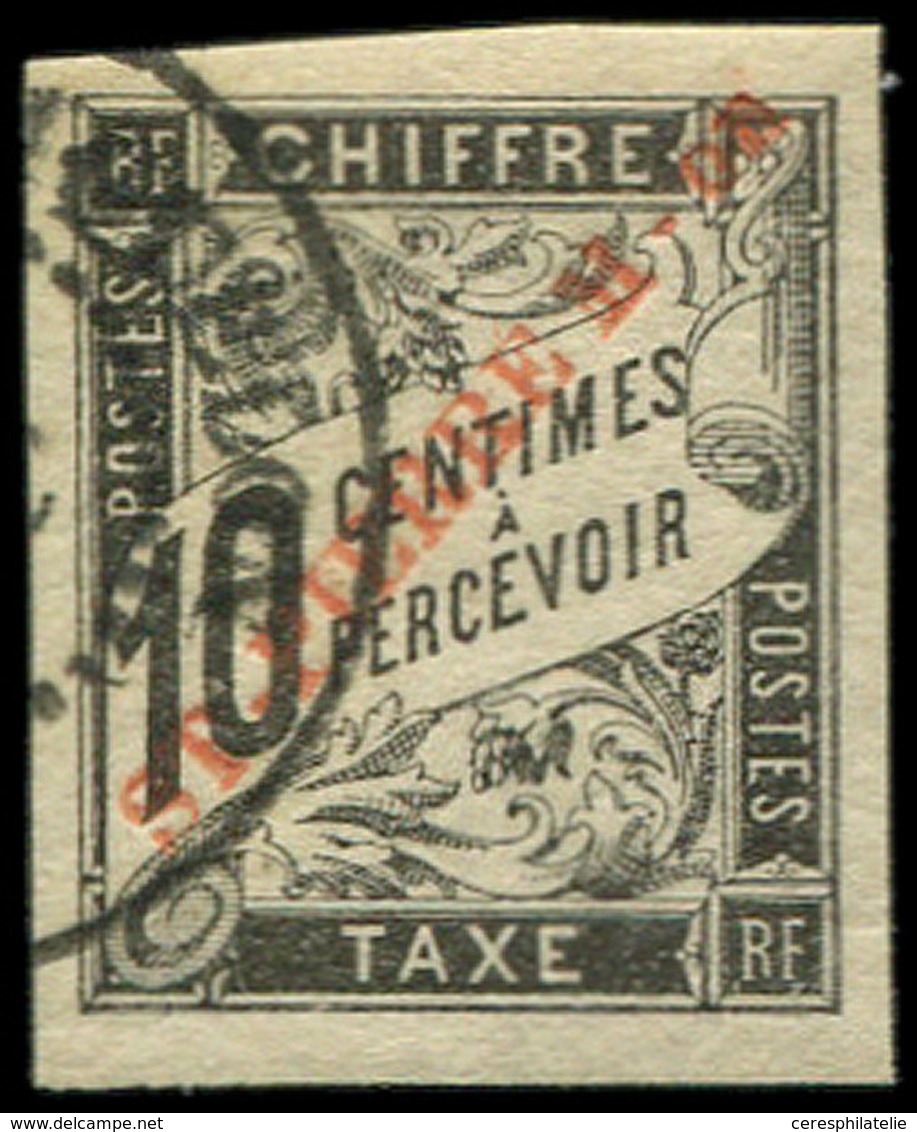 SAINT PIERRE ET MIQUELON Taxe 2 : 10c. Noir, Obl., TB - Postage Due