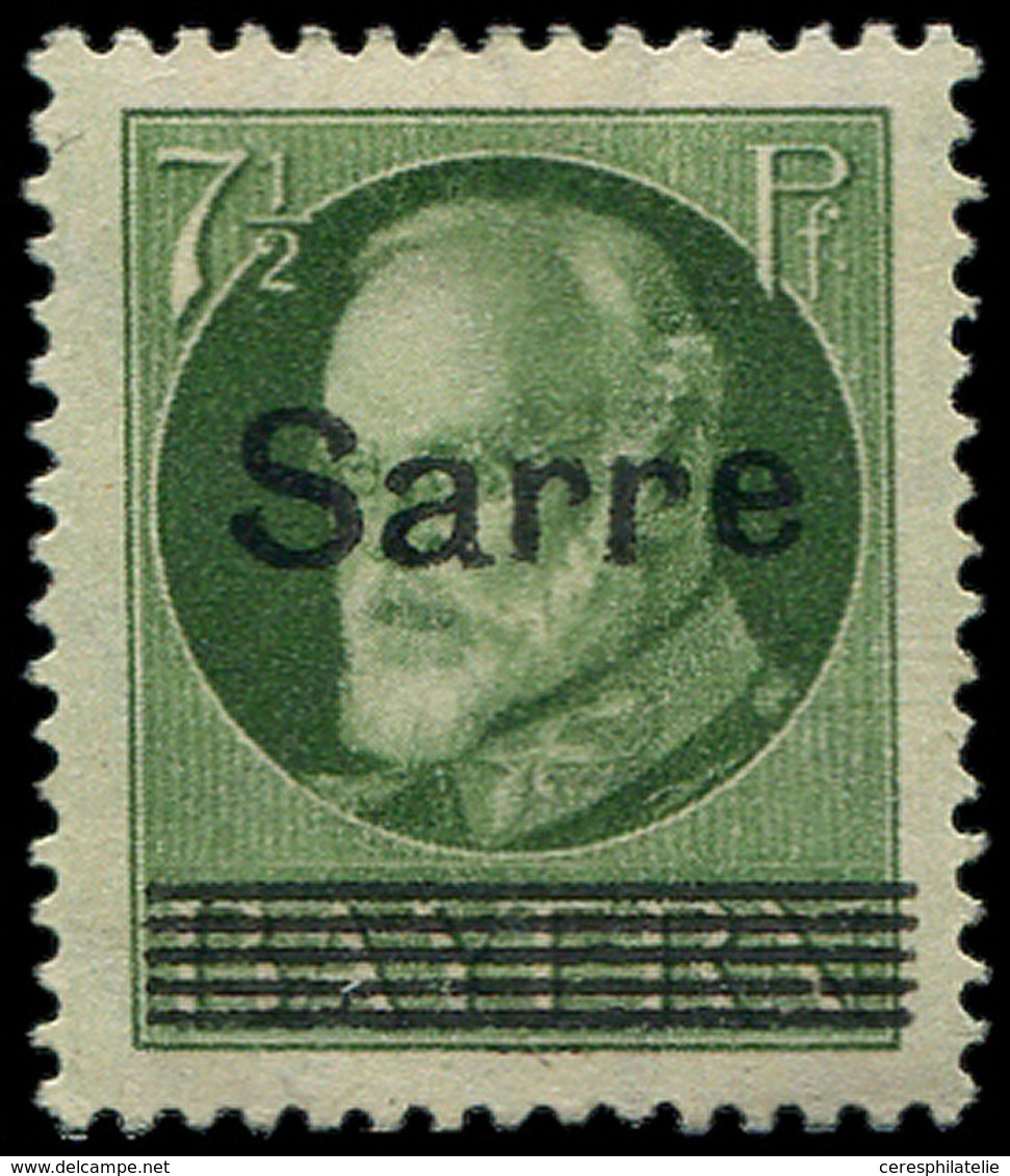 * SARRE 19 : 7 1/2p. Vert, TB - Unused Stamps