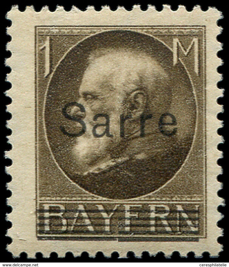 * SARRE 27 : 1m. Brun, TB - Unused Stamps