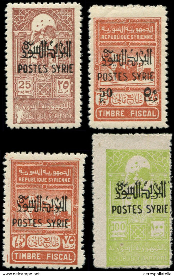 * SYRIE 284/87 : Fiscaux, TB - Other & Unclassified