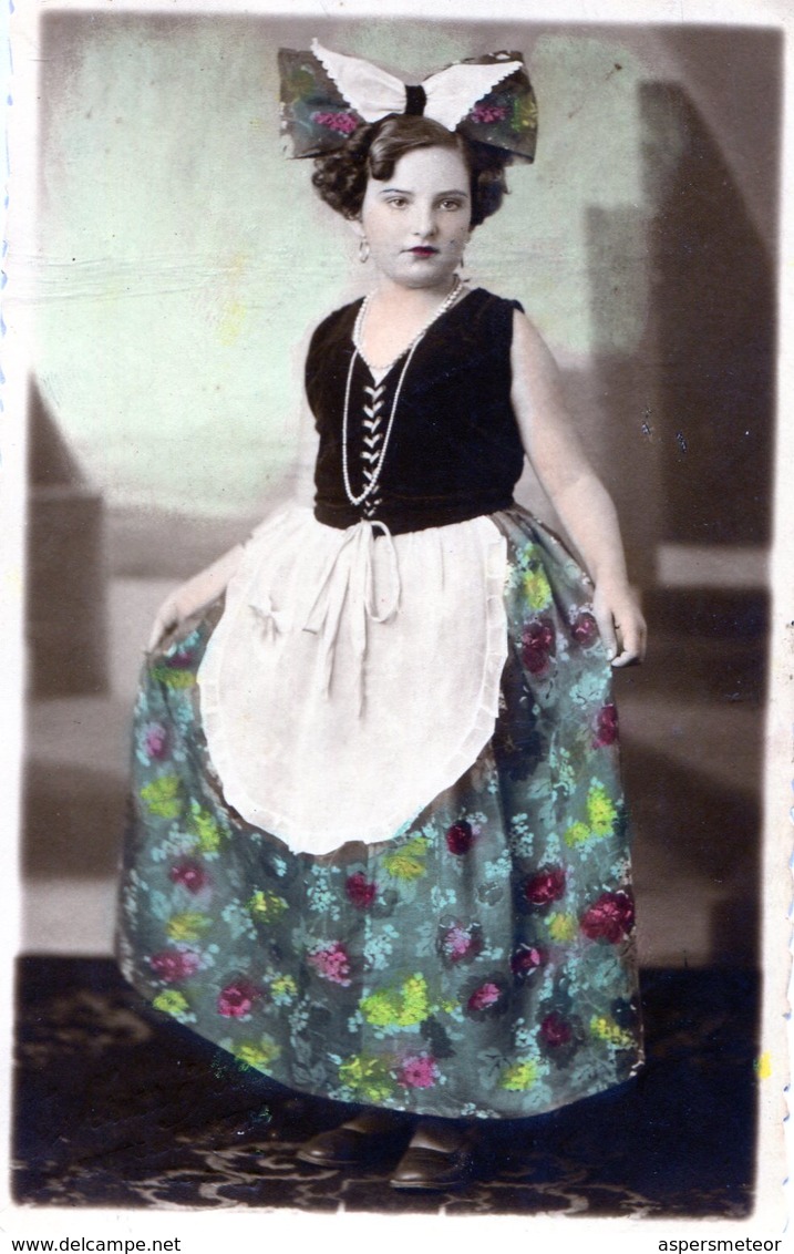 PHOTO ORIGINAL TARJETA POSTAL YOUNG WOMAN GIRL CIRCA 1920- NTVG. - Fotografía