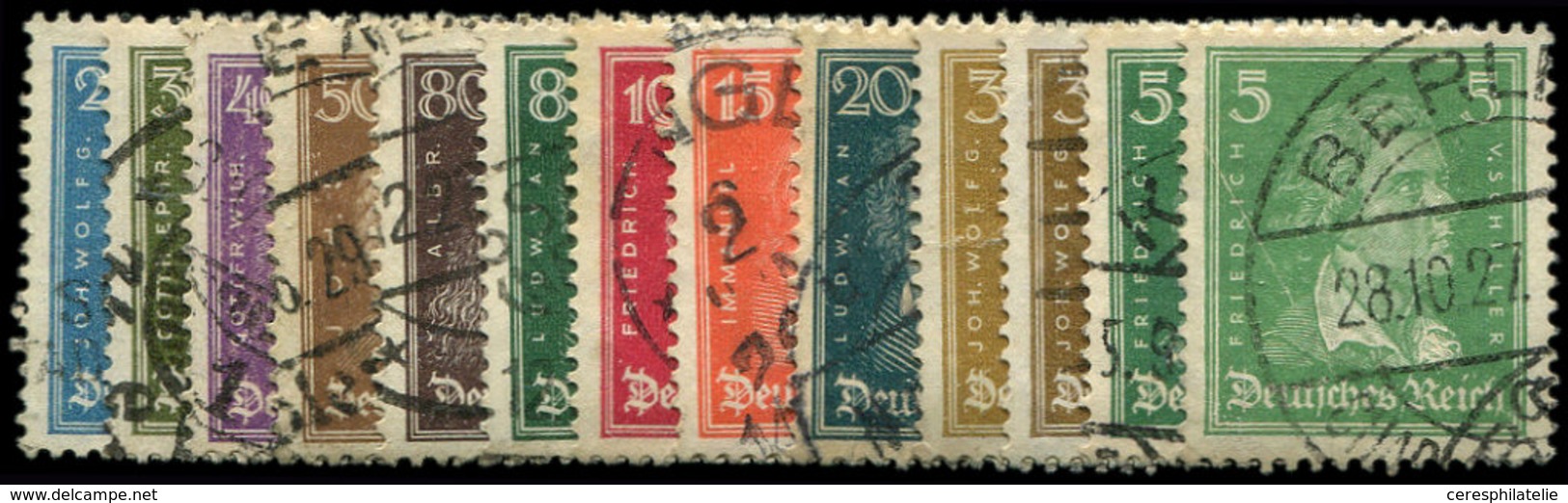 EMPIRE 379/89 : Personnalités, La Série, Obl., TB - Used Stamps